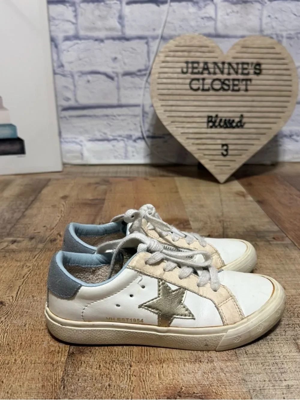 Vintage Havana girls blue pop size 1 sneakers shoes